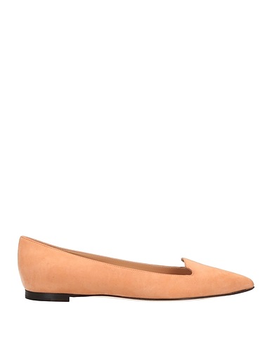 SERGIO ROSSI Loafers Apricot Soft Leather