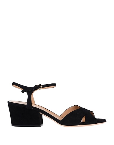 SERGIO ROSSI Sandals Black Leather