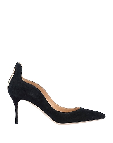 SERGIO ROSSI Pump Black Soft Leather