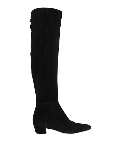 SERGIO ROSSI Boots Black Leather