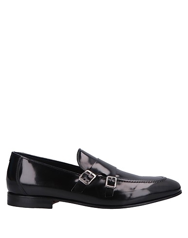 SERGIO ROSSI Loafers Black Leather
