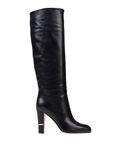 SERGIO ROSSI Boots Black Soft Leather