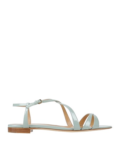 SERGIO ROSSI Sandals Sky blue Leather