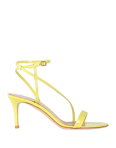 GIANVITO ROSSI Sandals Lime green Soft Leather