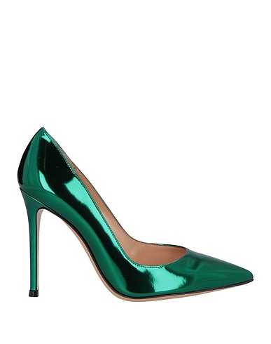 GIANVITO ROSSI Décolleté Verde smeraldo Pelle