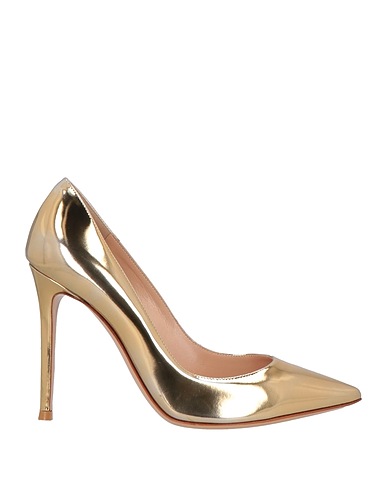 GIANVITO ROSSI Décolleté Oro Pelle