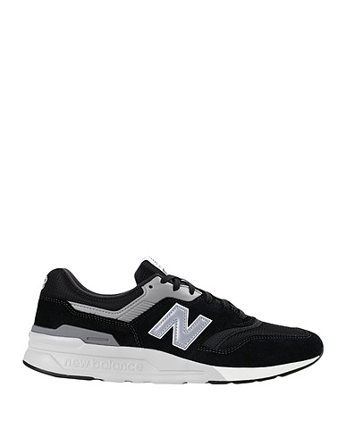 NEW BALANCE Sneakers 997 Nero Pelle, Fibre tessili