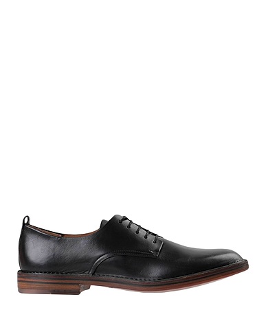 BUTTERO® Laced shoes IDEA CUOIO
 Black Leather