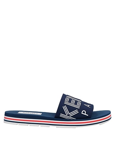 KENZO Slides and slippers Midnight blue 80% Polyamide, 20% Elastane
