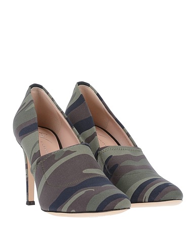 GIUSEPPE ZANOTTI Court Military green Textile fibres
