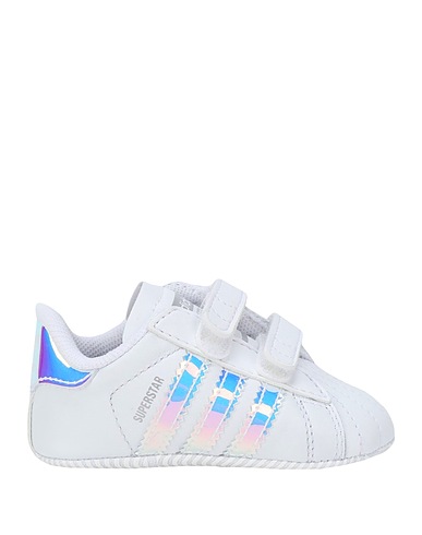 ADIDAS ORIGINALS Newborn shoes SUPERSTAR CRIB  White Soft Leather
