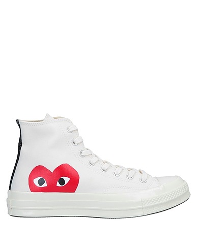 CONVERSE x COMME des GARÇONS PLAY Sneakers Bianco Fibre tessili