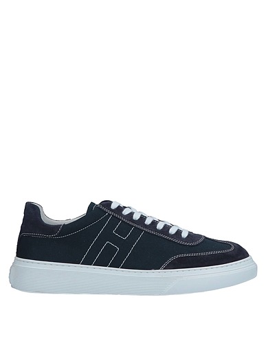 HOGAN Sneakers Midnight blue Textile fibres, Leather