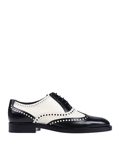 DIOR Schnürschuhe Schwarz Kalbsleder