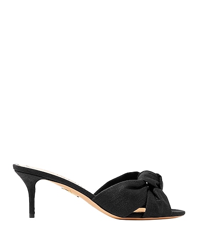 CHARLOTTE OLYMPIA Sandals Black Textile fibres