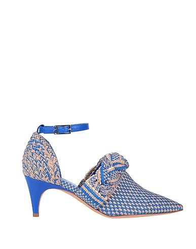 ANTOLINA Paris Court Bright blue Textile fibres, Leather
