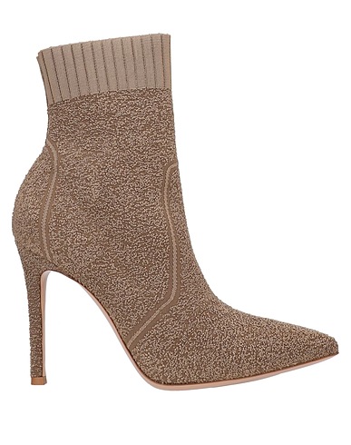 GIANVITO ROSSI Ankle boot Khaki Textile fibers