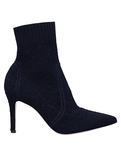 GIANVITO ROSSI Ankle boot Midnight blue Textile fibers
