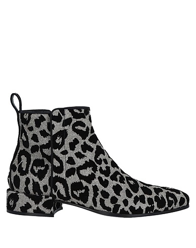 DOLCE&GABBANA Ankle boot Silver Textile fibers