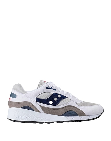 SAUCONY Sneakers SHADOW 6000 Light grey Soft Leather, Textile fibres