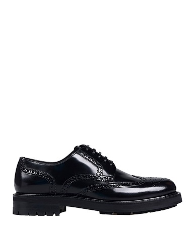DOLCE&GABBANA Laced shoes Black Leather