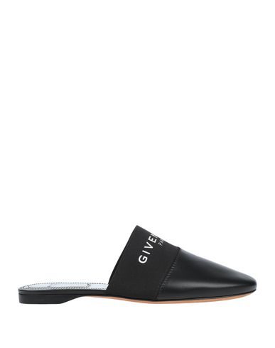 Givenchy Black Patent Leather Bedford Mules In Black