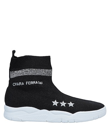 CHIARA FERRAGNI Sneakers Black Textile fibres