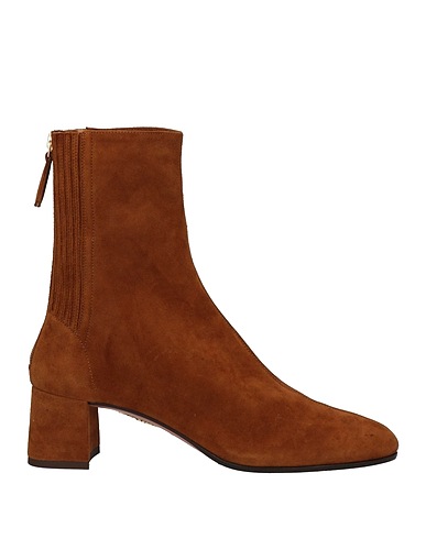 AQUAZZURA Ankle boot Brown Leather