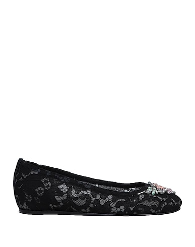 LE SILLA Ballet flats Black Textile fibres