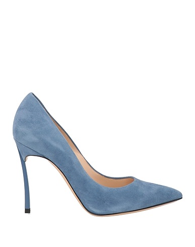CASADEI Pump Pastel blue Leather