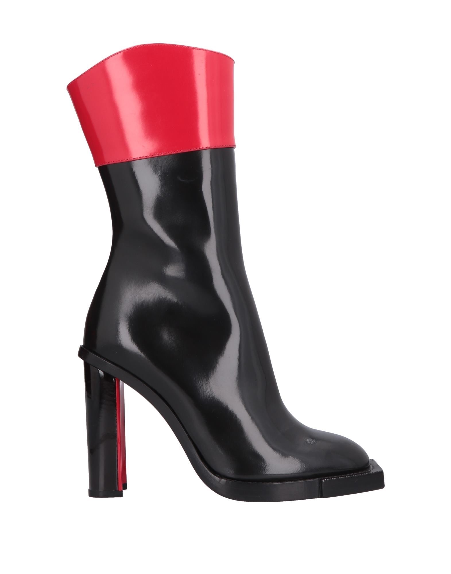 alexander mcqueen red boots