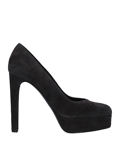 CASADEI Pump Charcoal Leather