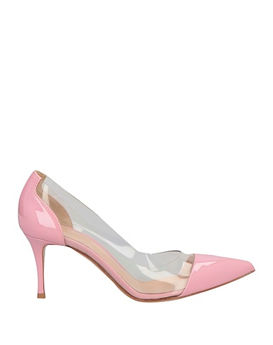 GIANVITO ROSSI Pump Pink Soft Leather, PVC - Polyvinyl chloride