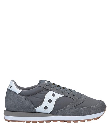 SAUCONY Sneakers Grau Leder, Gewebefasern