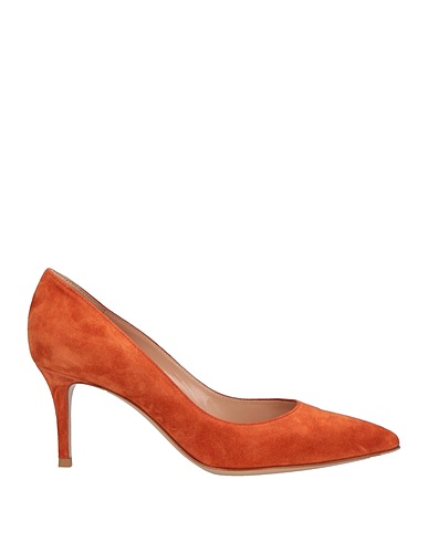 GIANVITO ROSSI Court Rust Leather