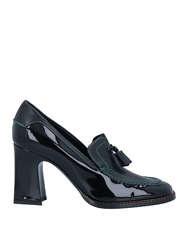 POLLINI Loafers Black Calfskin