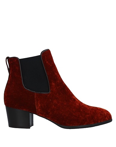 HOGAN Ankle boot Rust Textile fibers, Soft Leather