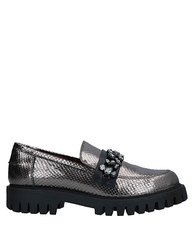 POLLINI Mocassino Piombo Pelle di vitello