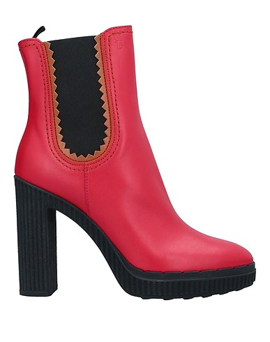 TOD'S Ankle boot Red Leather