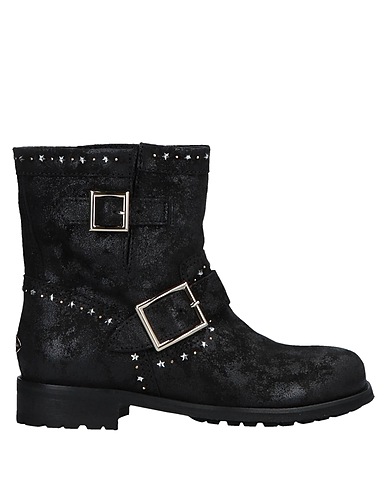 JIMMY CHOO Stiefelette Schwarz Leder