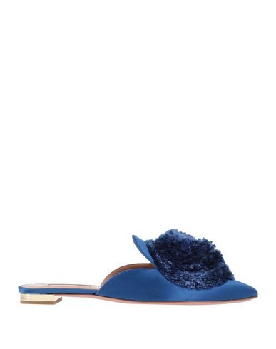 Aquazzura Mules In Blue