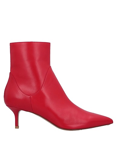 FRANCESCO RUSSO Ankle boot Red Soft Leather