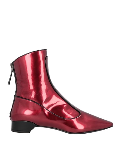 FABRIZIO VITI Ankle boot Burgundy Leather