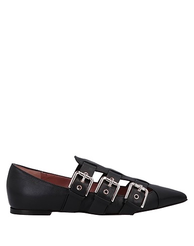 RED(V) Loafers Black Leather