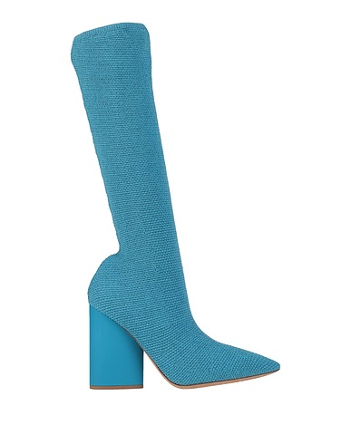 YEEZY Boots Sky blue Textile fibers