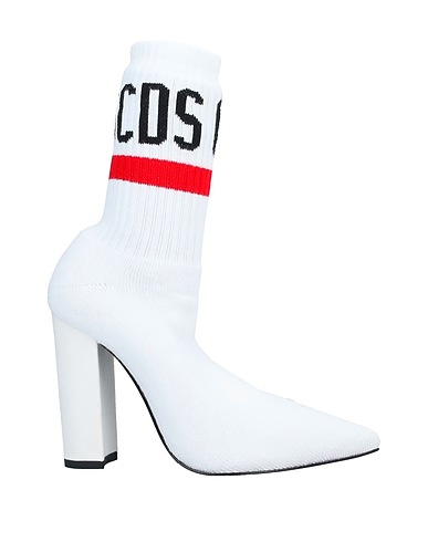 GCDS Ankle boot White Textile fibers