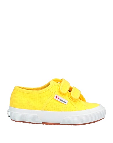 SUPERGA Canvas trainers  COTJSTRAP CLASSIC
 Yellow Textile fibres