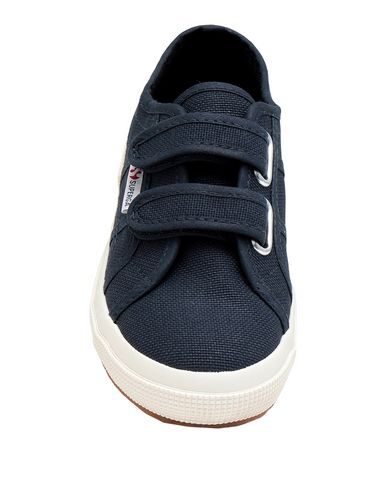 Shop Superga Cotjstrap Classic Toddler Sneakers Midnight Blue Size 10.5c Textile Fibers