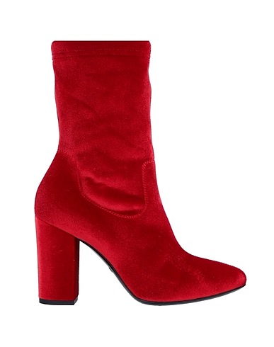STRATEGIA Stiefelette Rot Gewebefasern