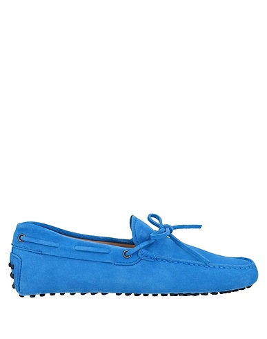 TOD'S Mocassino Azzurro Pelle